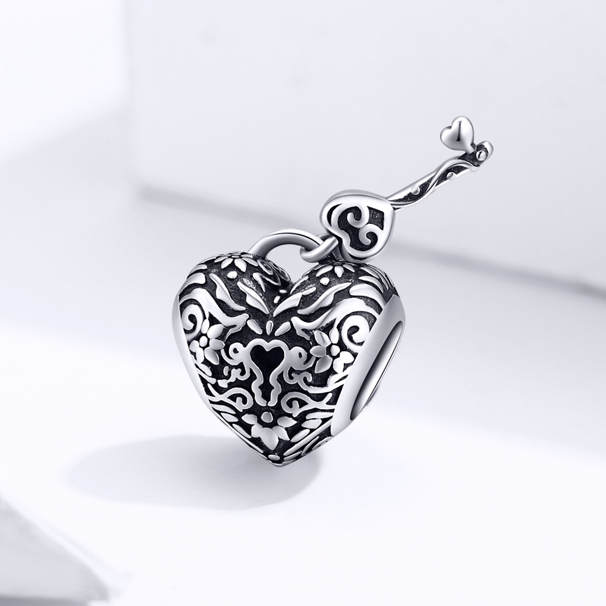 Pandora Style Hartslot Bedel - SCC1447