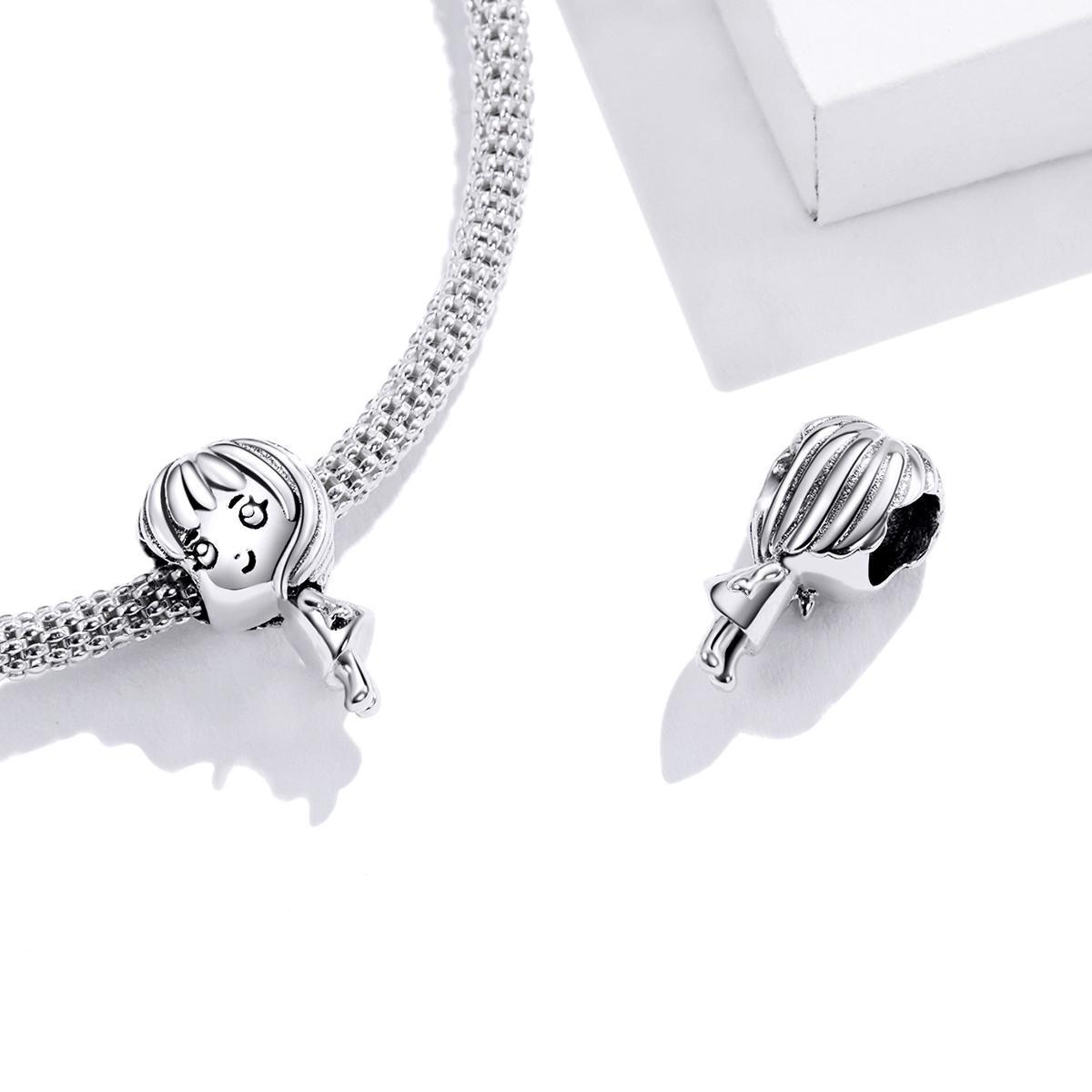 Pandora Style Heartbeat Meisje Bedel - BSC399