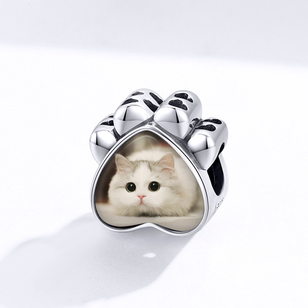 Pandora Style Kat Poot gepersonaliseerde foto Bedel - SCC1436