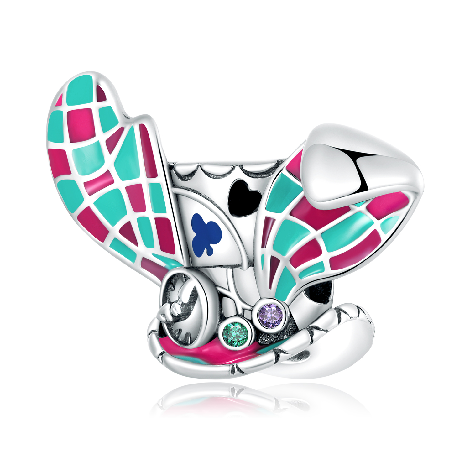 Pandora Style Konijn Oren Magic Hat Bedel - SCC2243