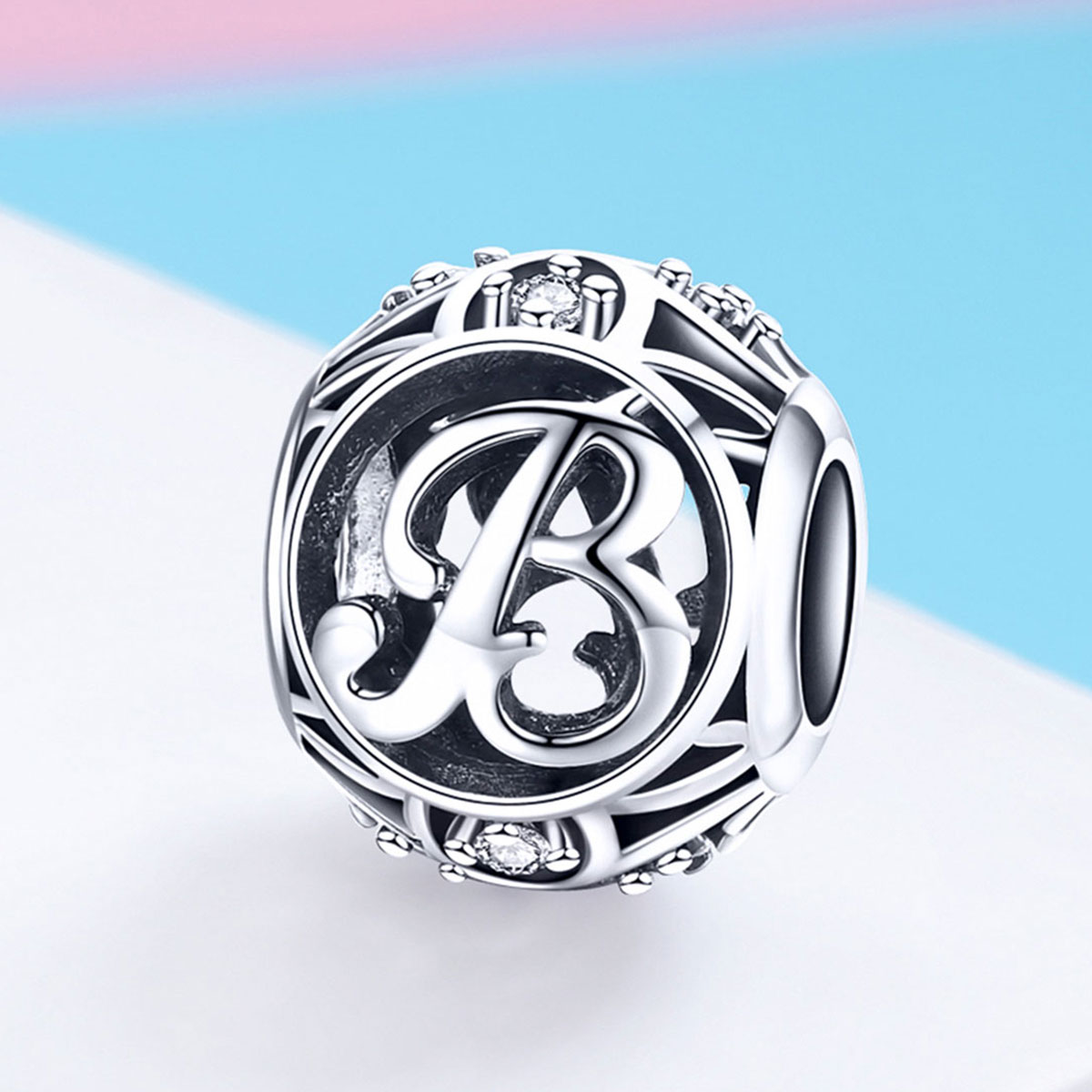 Pandora Style Letter-B Bedel - SCC738-B