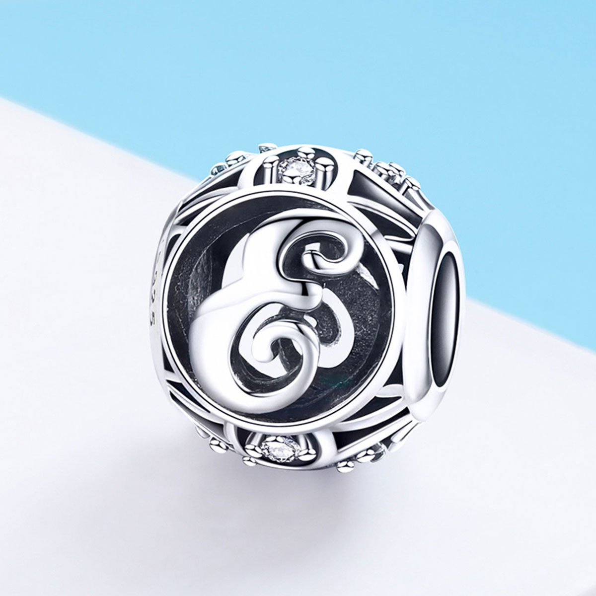 Pandora Style Letter-E Bedel - SCC738-E