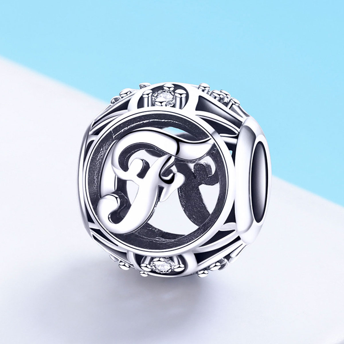 Pandora Style Letter-F Bedel - SCC738-F