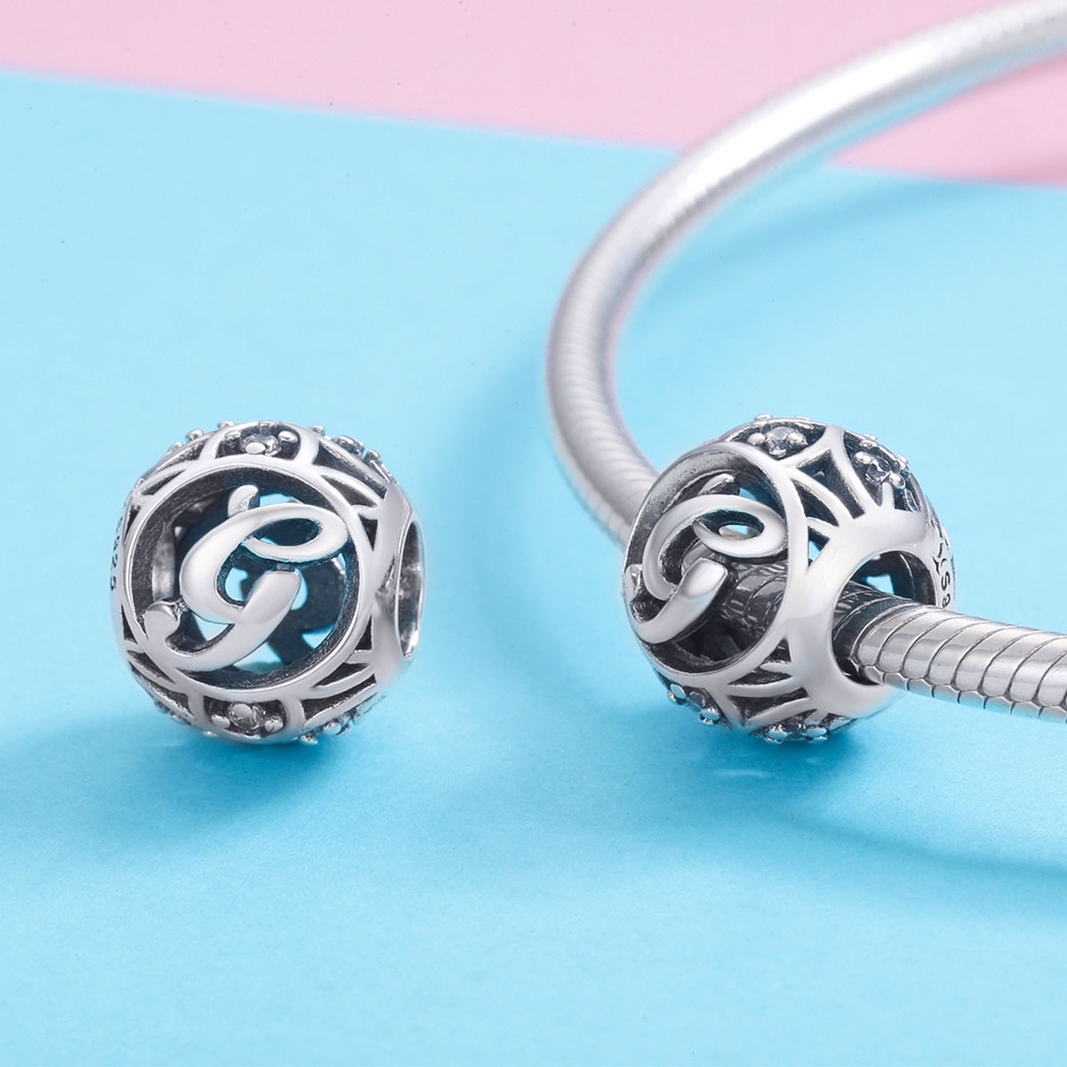 Pandora Style Letter-G Bedel - SCC738-G