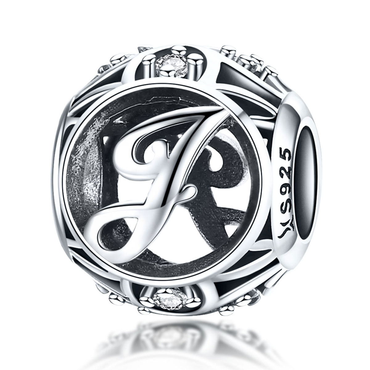 Pandora Style Letter-J Bedel - SCC738-J