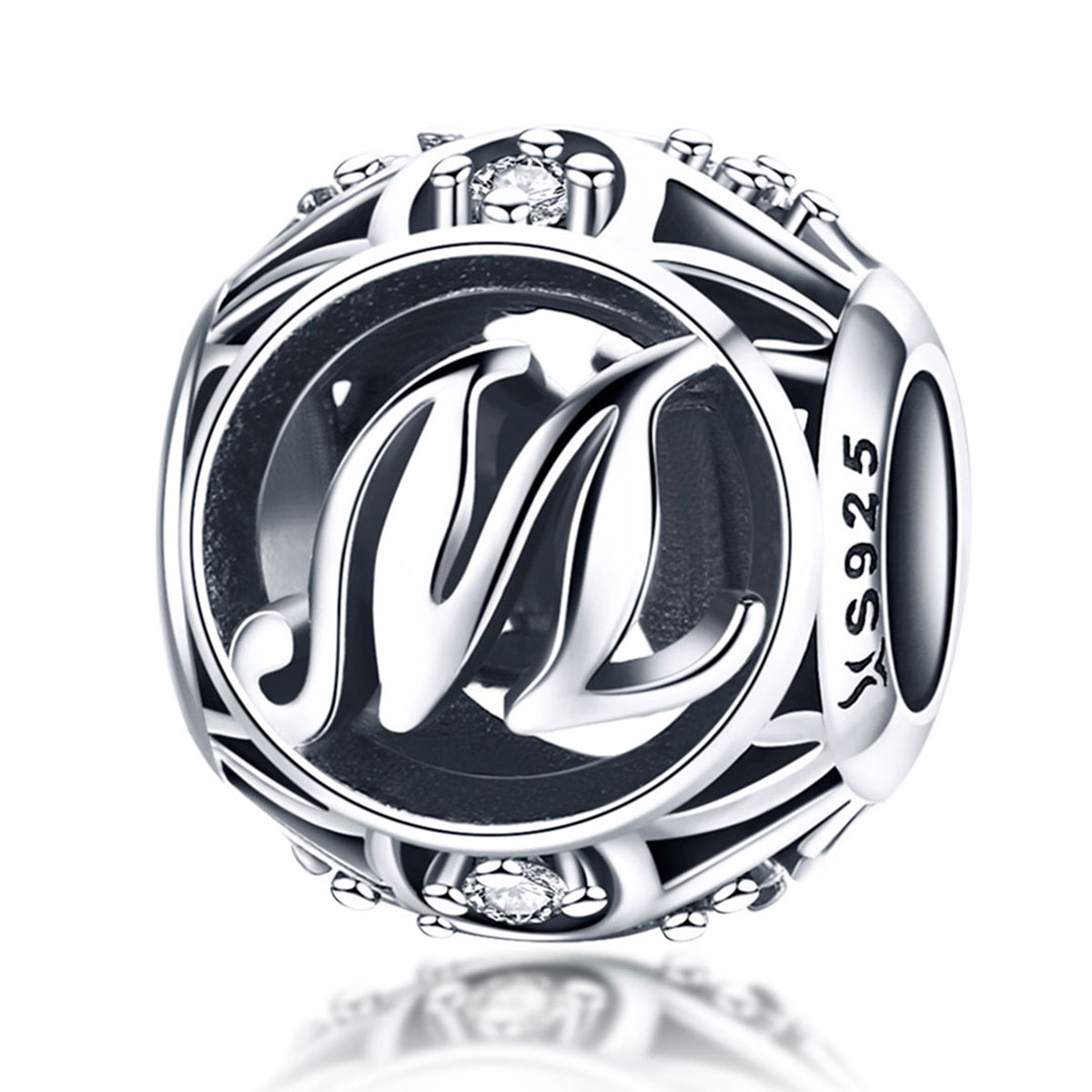 Pandora Style Letter-M Bedel - SCC738-M