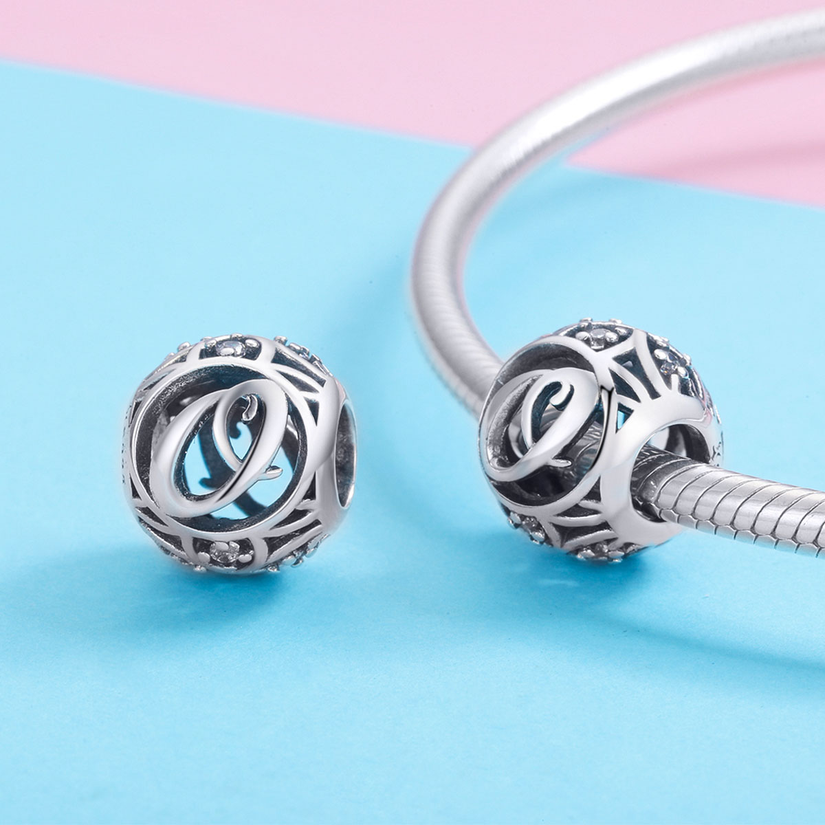 Pandora Style Letter-O Bedel - SCC738-O