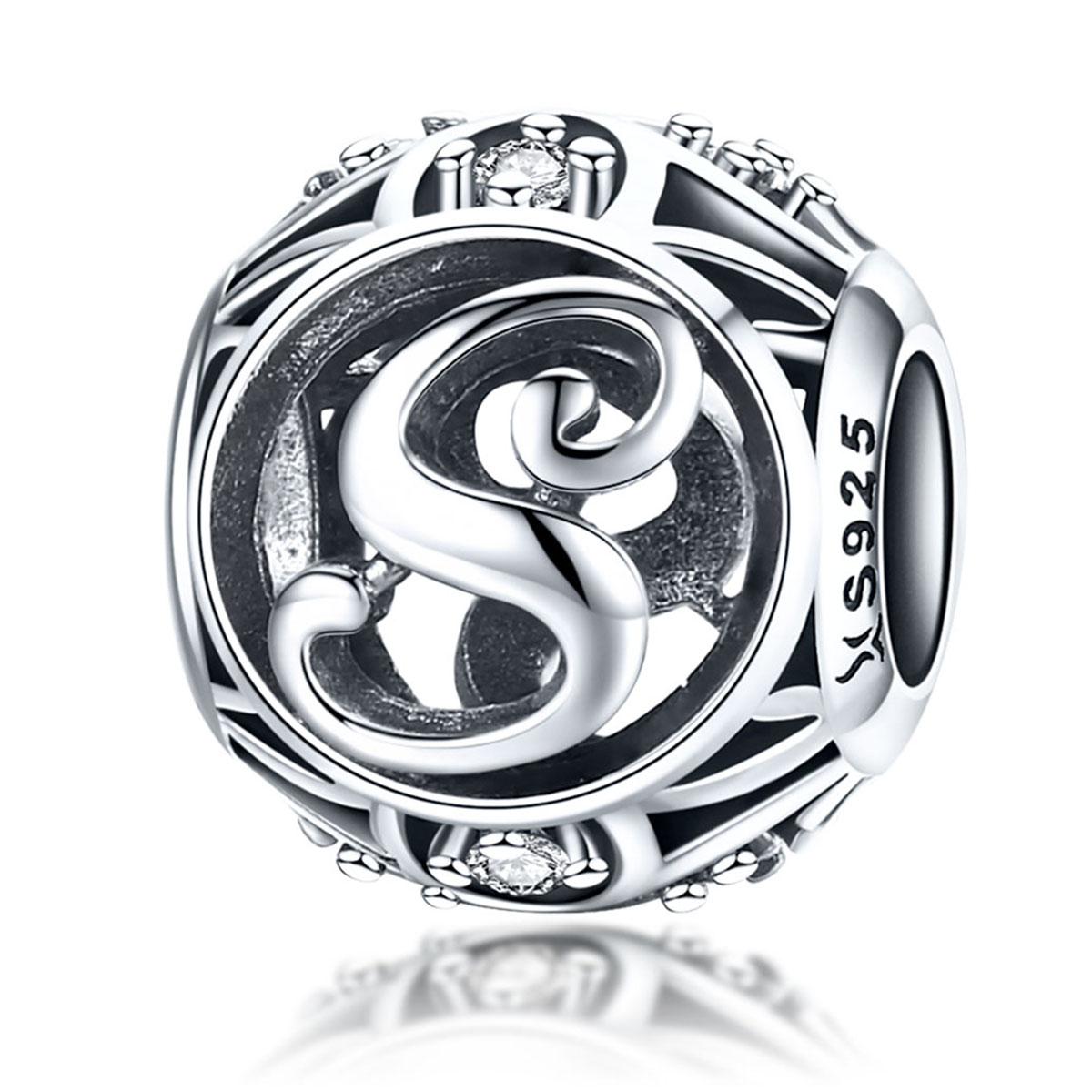 Pandora Style Letter-S Bedel - SCC738-S