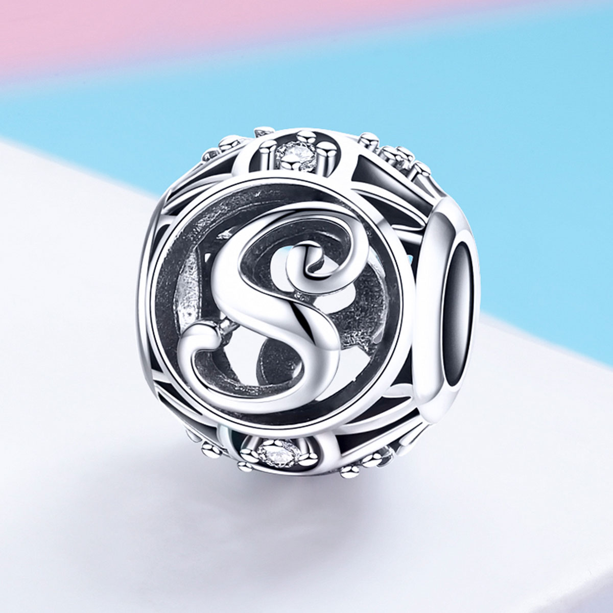 Pandora Style Letter-S Bedel - SCC738-S