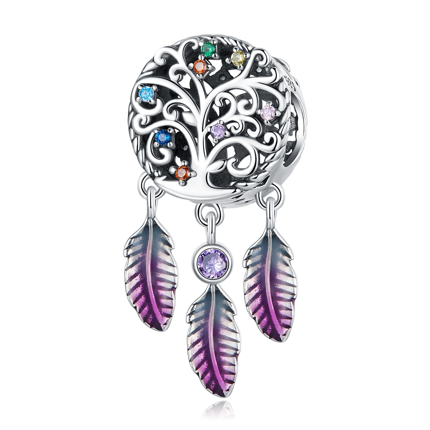 Pandora Style Levensboom Dream Catcher Bedel - SCC2268