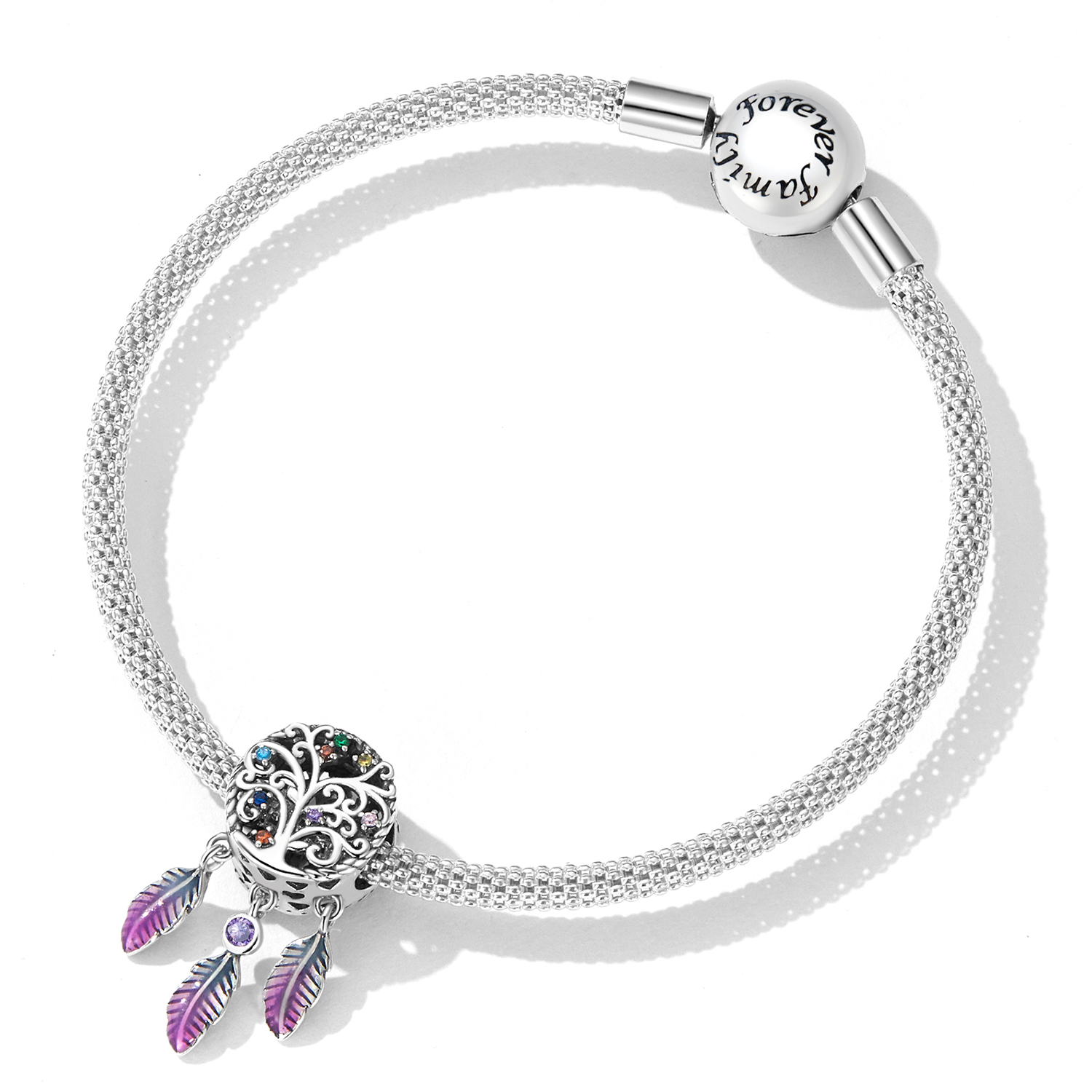 Pandora Style Levensboom Dream Catcher Bedel - SCC2268