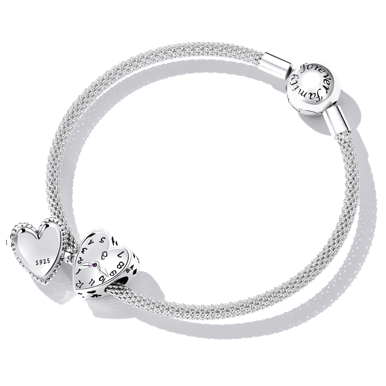 Pandora Style Liefde Klok Bedel - SCC2245