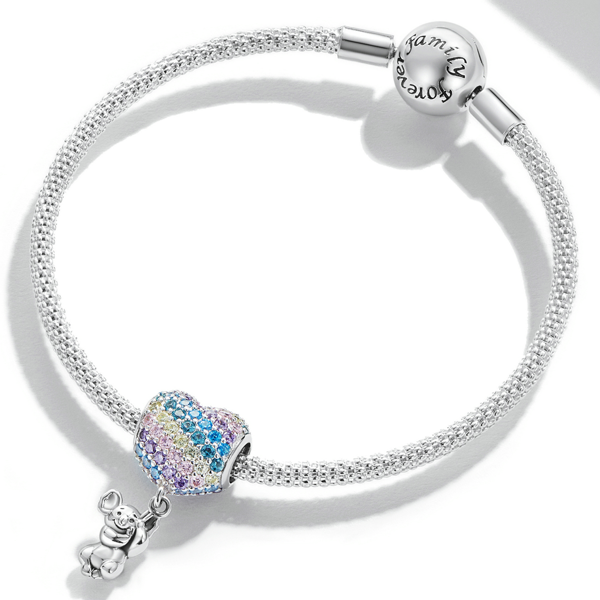 Pandora Style Liefdesballon Koala Bedel - SCC2116