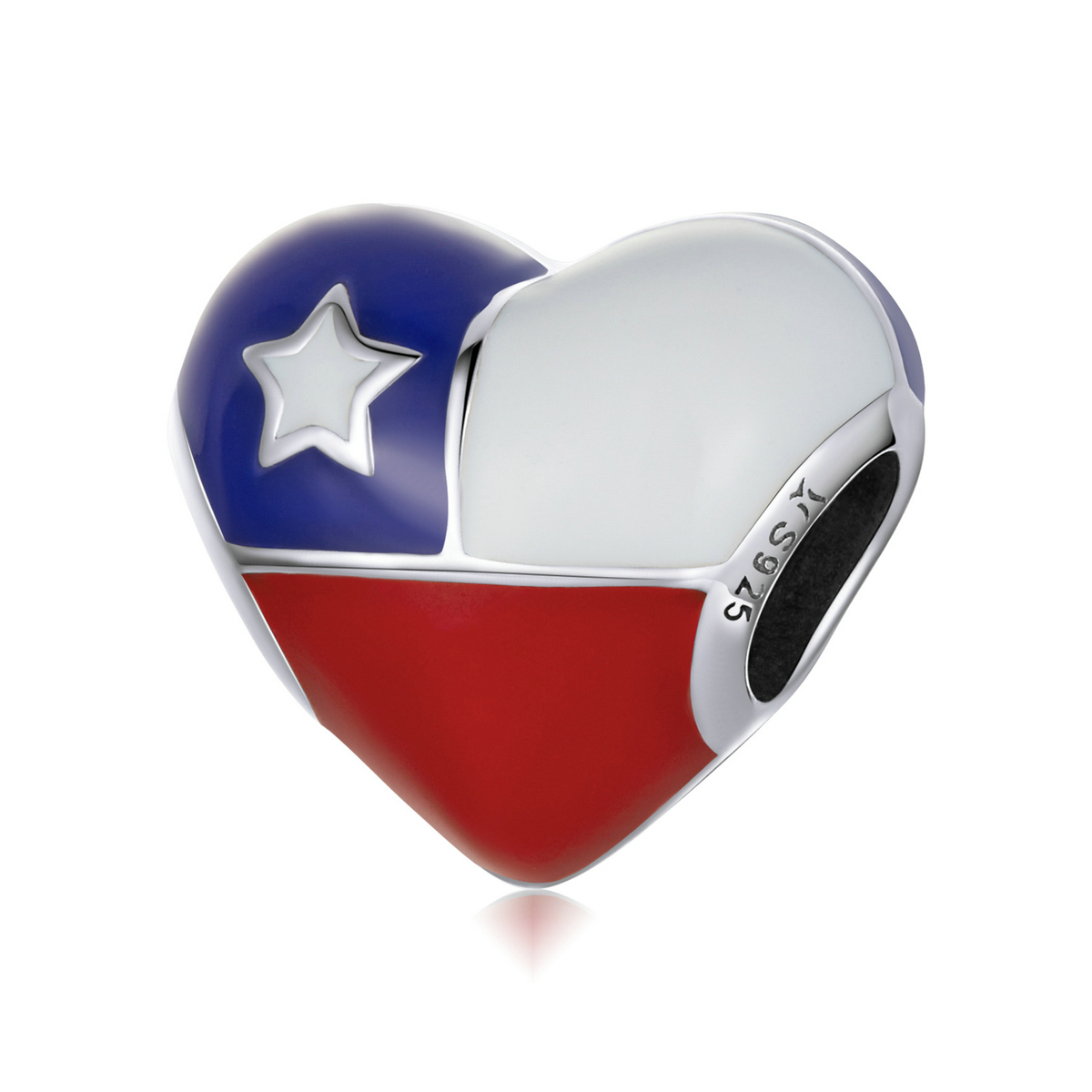 Pandora Style Love Chile Vlag Bedel - SCC2110