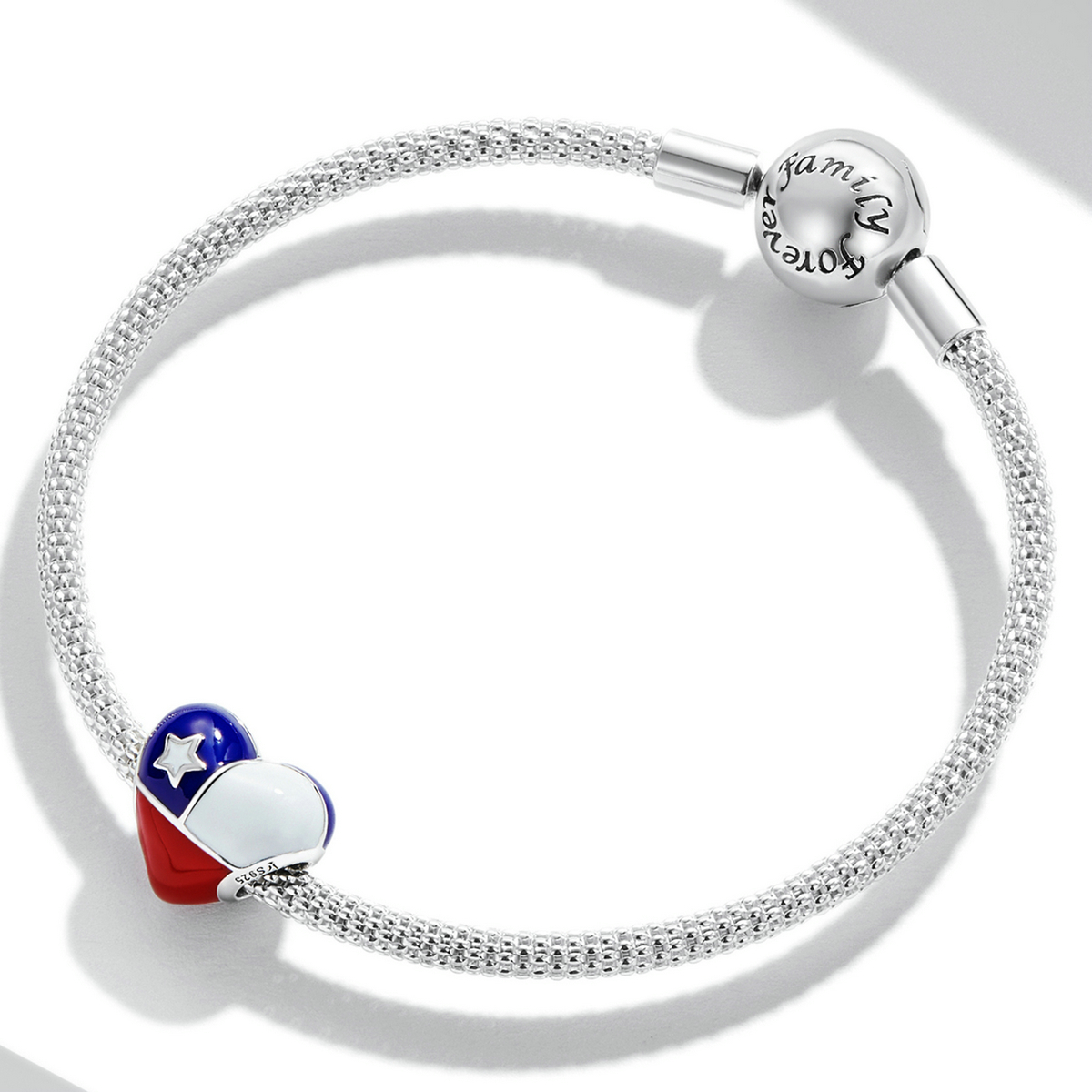 Pandora Style Love Chile Vlag Bedel - SCC2110