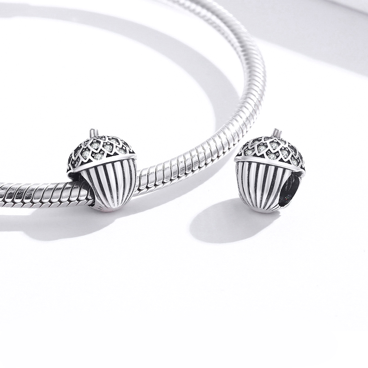 Pandora Style Lucky Pine Cone Bedel - BSC337