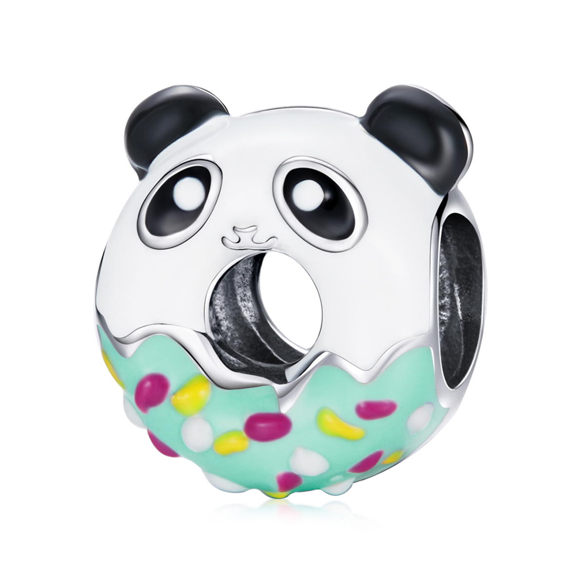 Pandora Style Panda Donuts Bedel - SCC1875