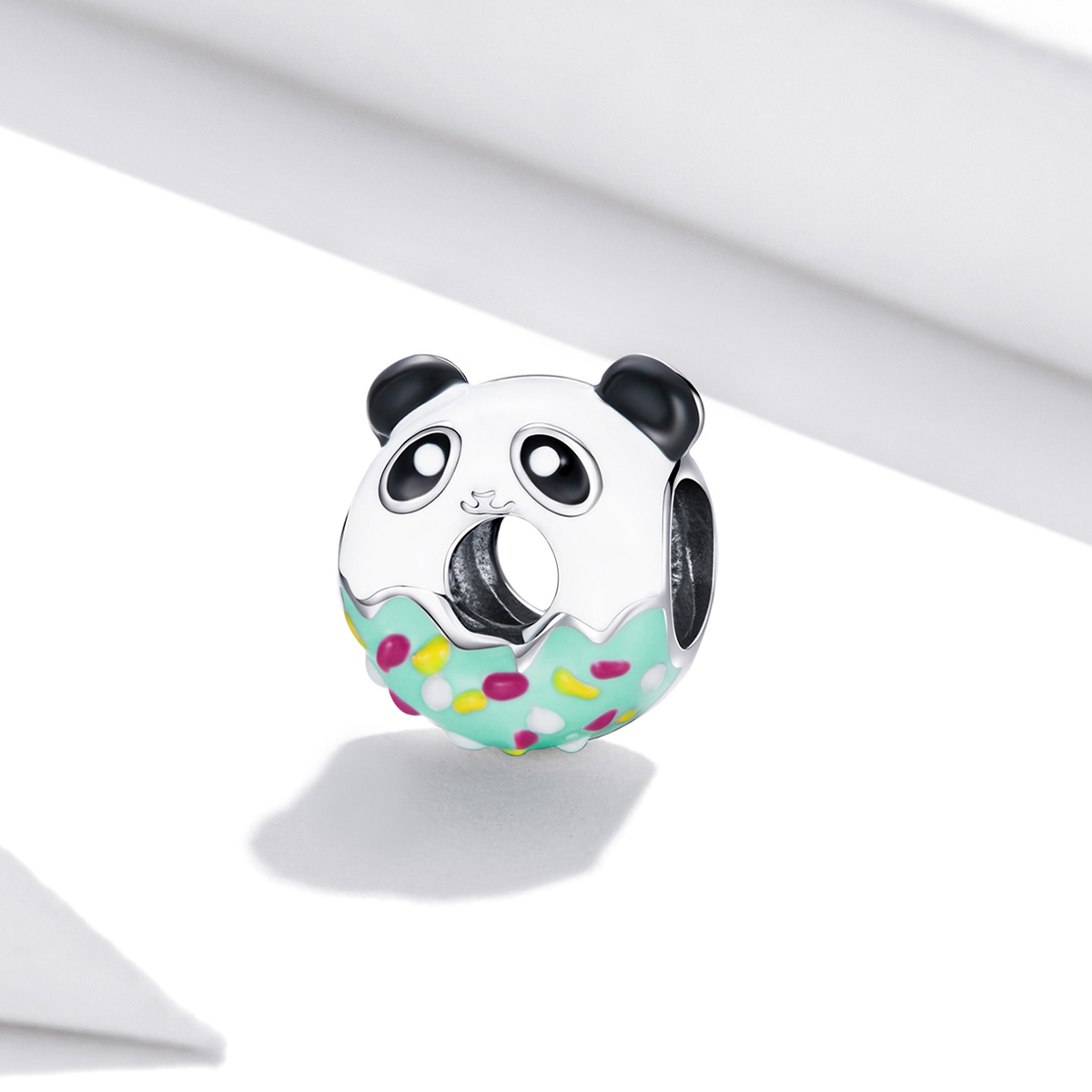 Pandora Style Panda Donuts Bedel - SCC1875