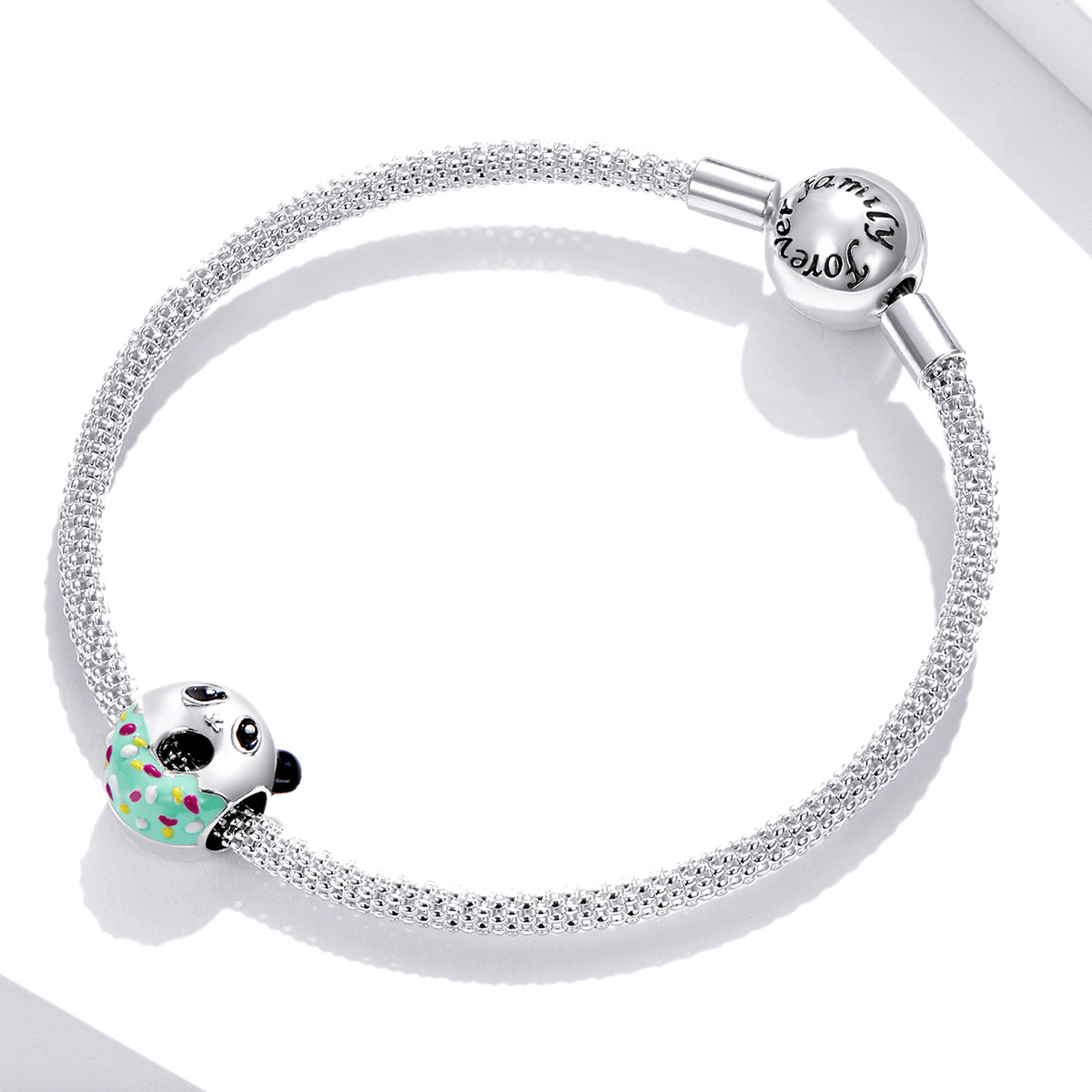 Pandora Style Panda Donuts Bedel - SCC1875