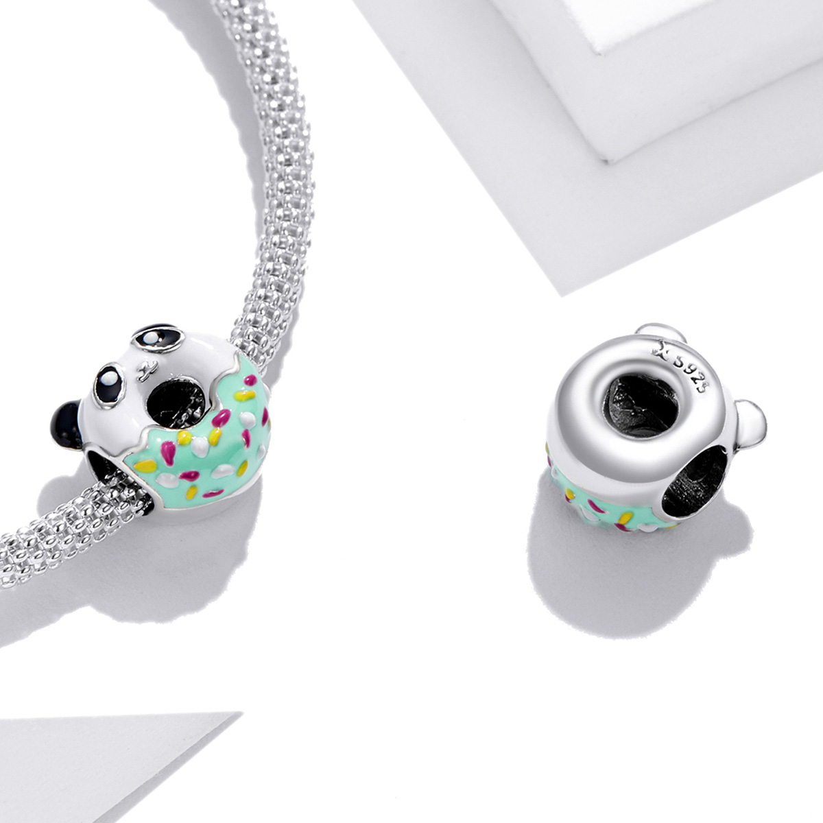 Pandora Style Panda Donuts Bedel - SCC1875