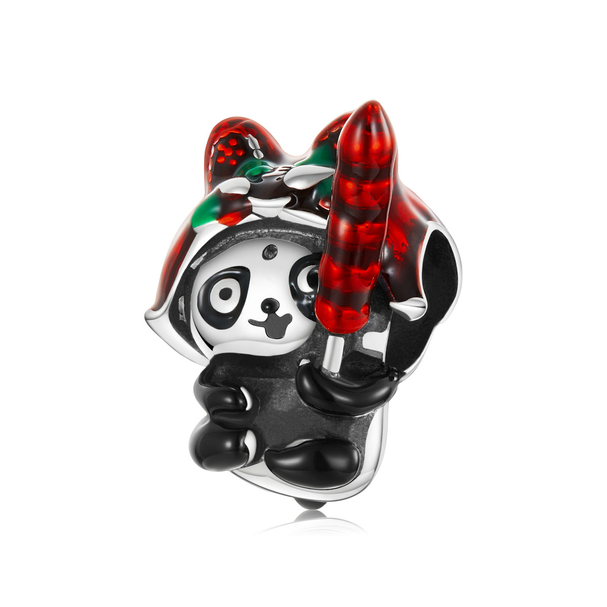 Pandora Style Panda met Tijgerhoed Bedel - SCC2105