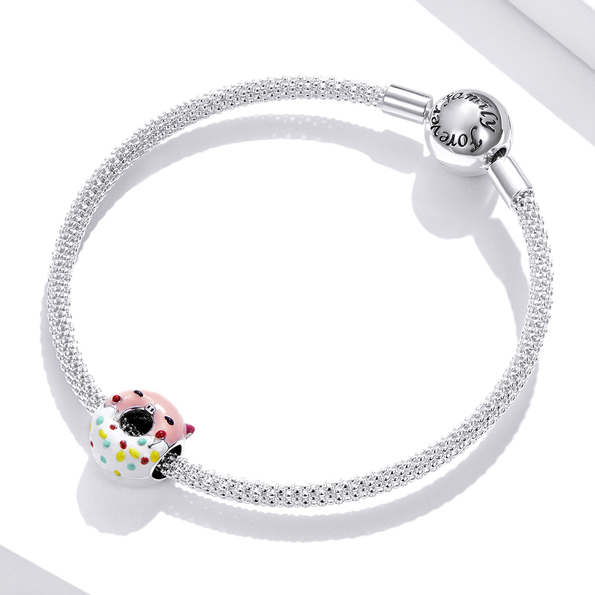 Pandora Style Piggy Donuts Bedel - SCC1879