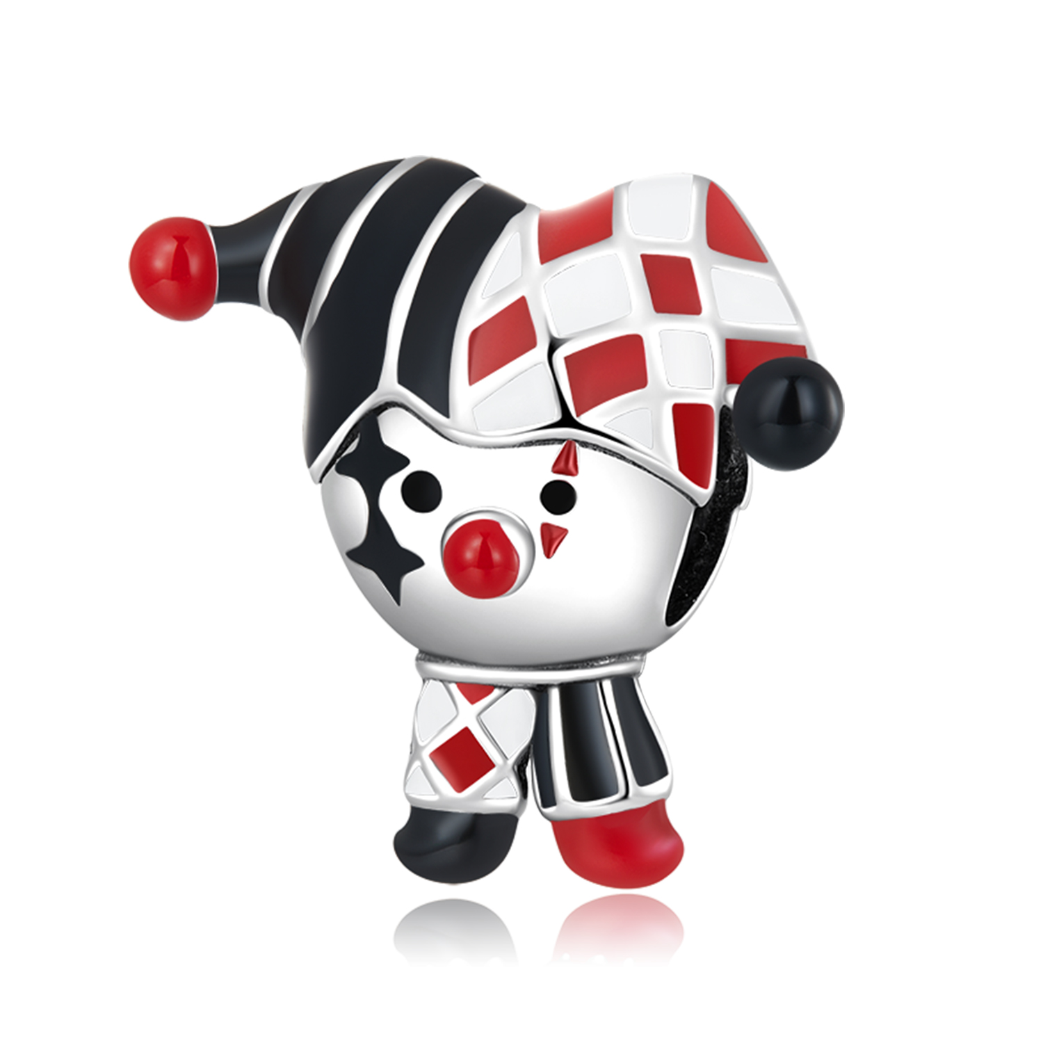 Pandora Style Poker Clown Bedel - SCC2237