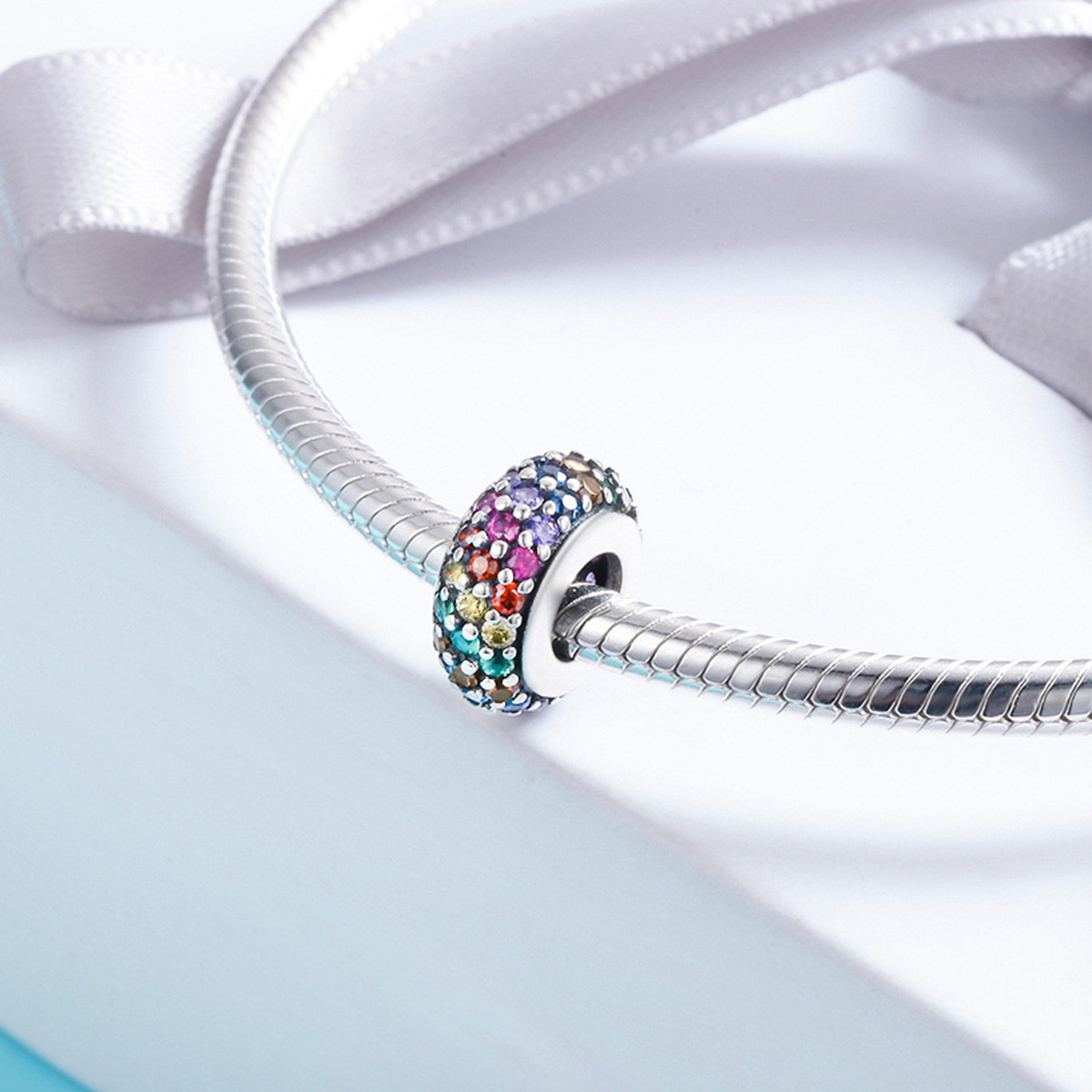 Pandora Style Regenboog Bedel - SCC583