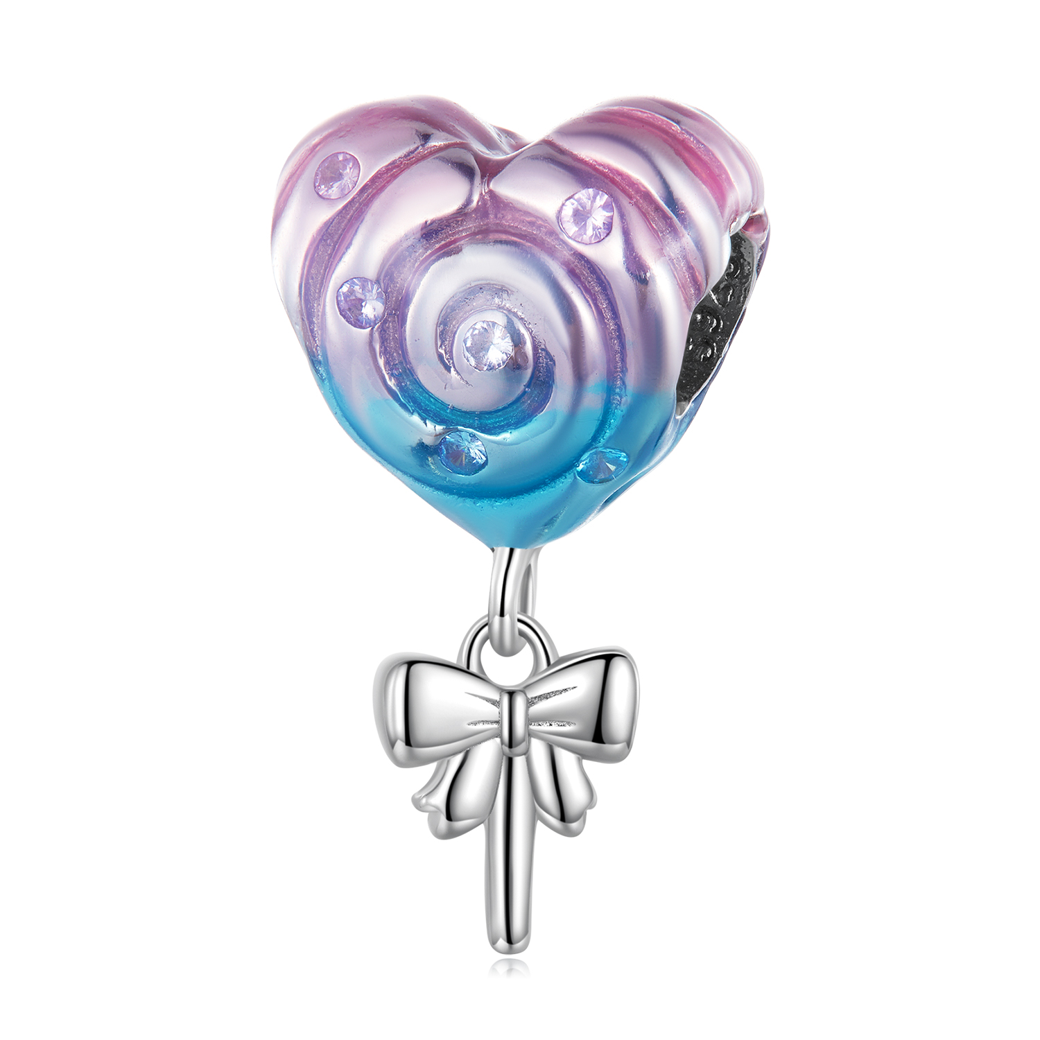 Pandora Style Regenboog Lolly Bedel - SCC2391