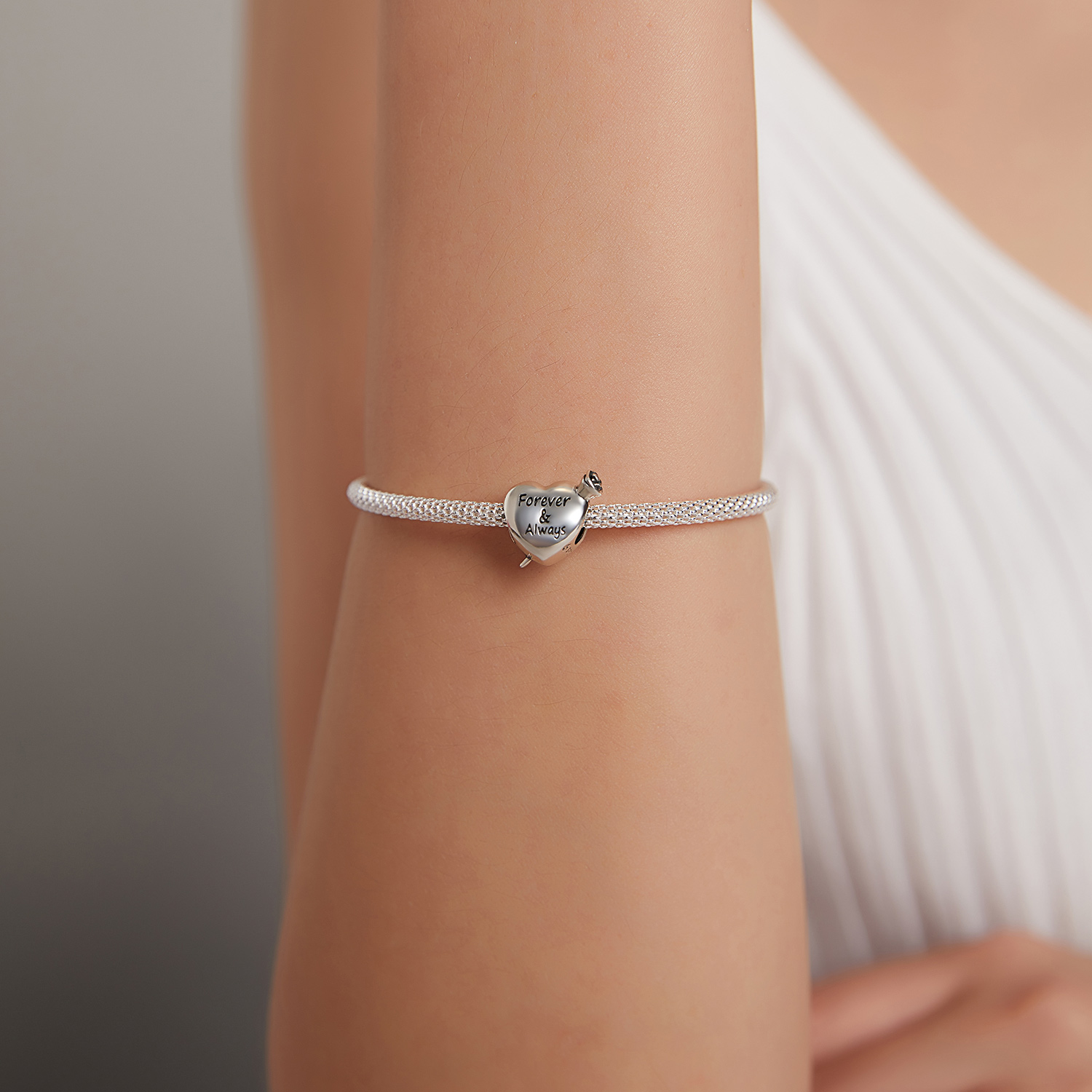 Pandora Style Rose Liefde Bedel - BSC480