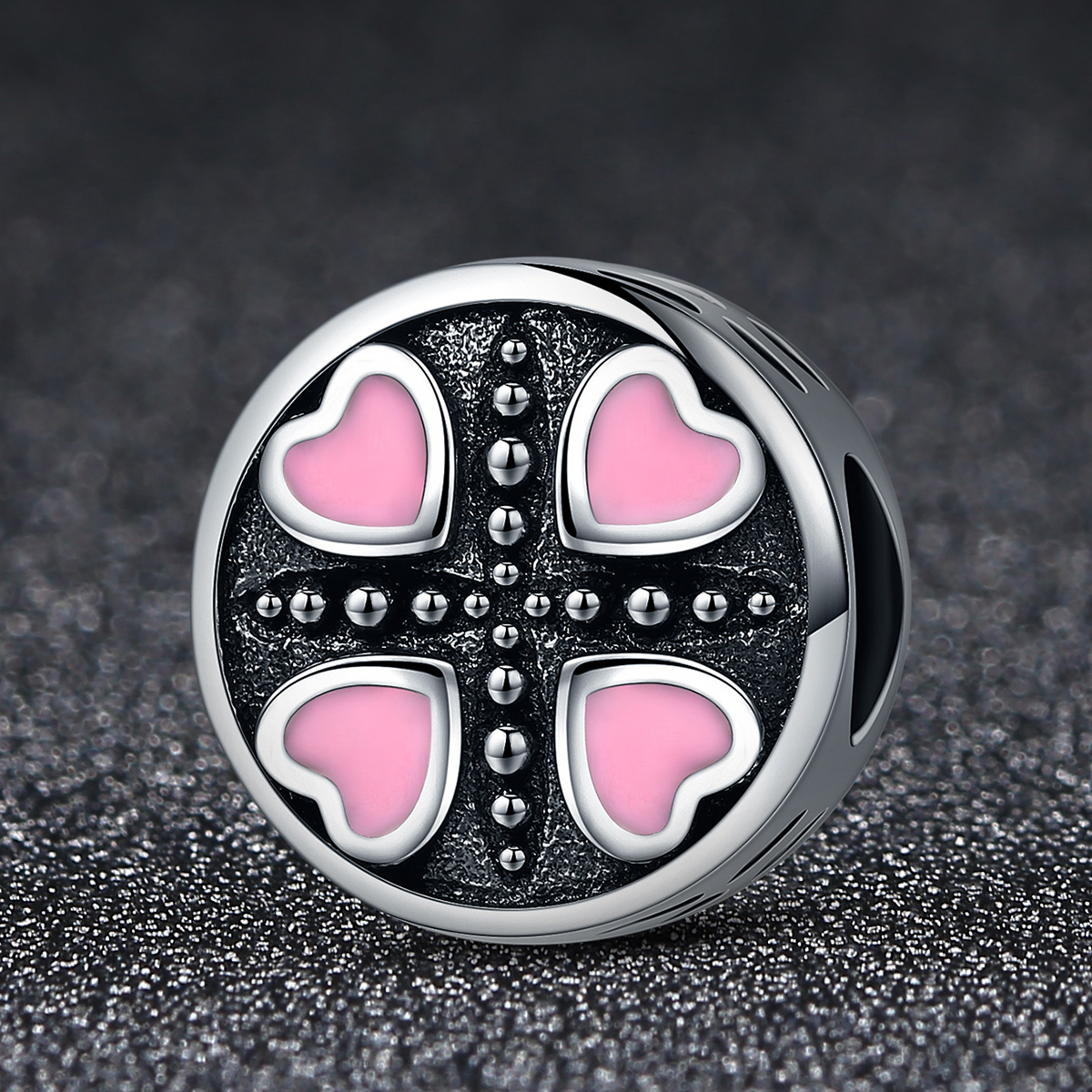 Pandora Style Roze Liefde Bedel - SCC157