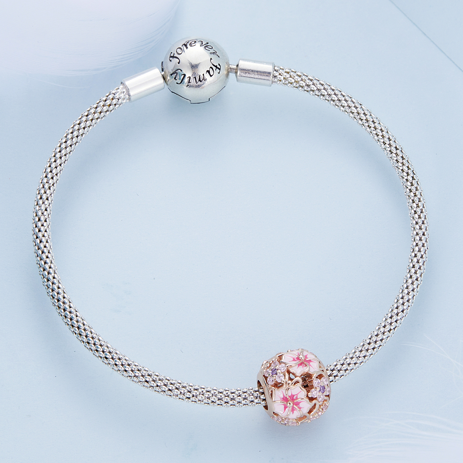 Pandora Style Roze Sakura Bedel - BSC643