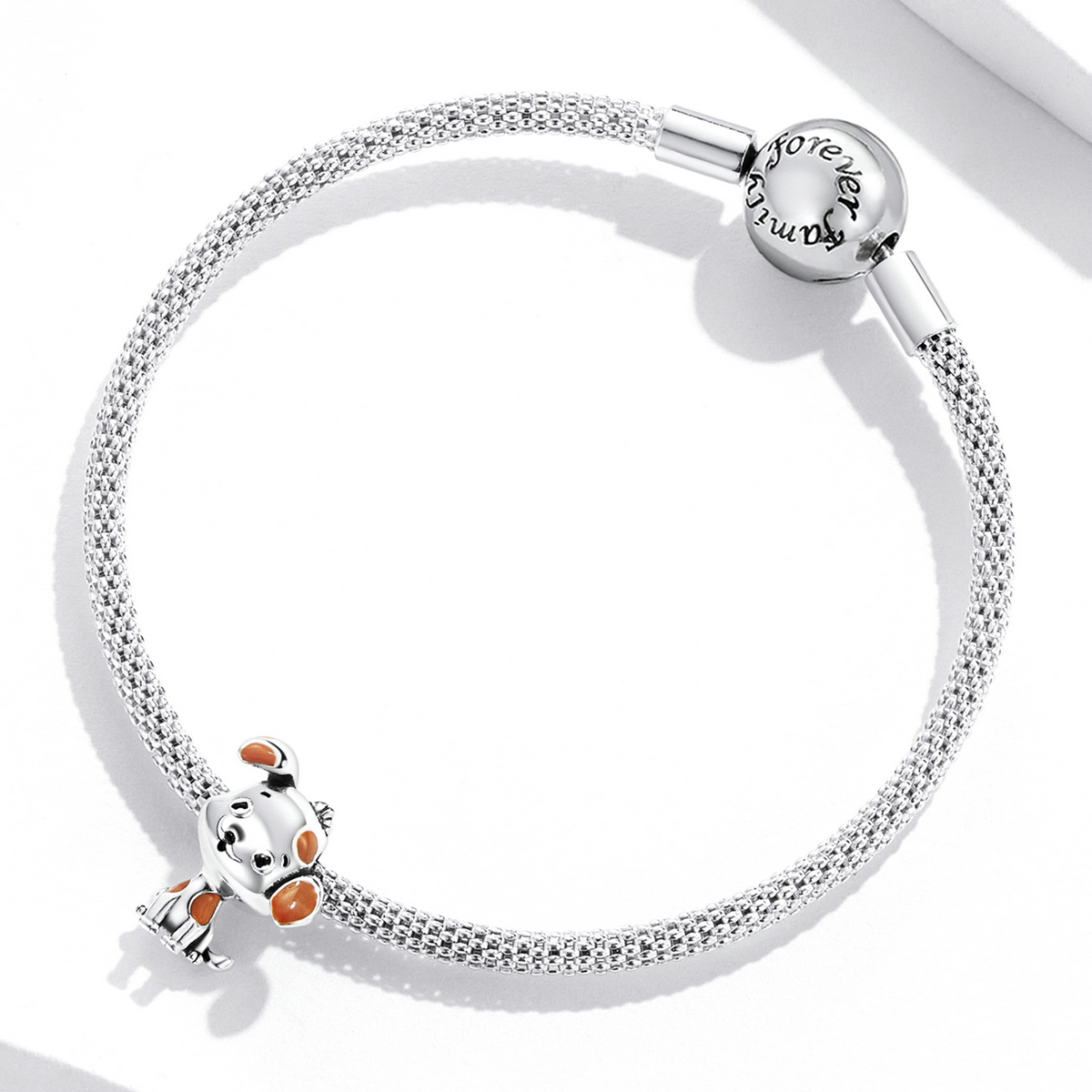 Pandora Style Schattige Puppy Bedel - SCC2159