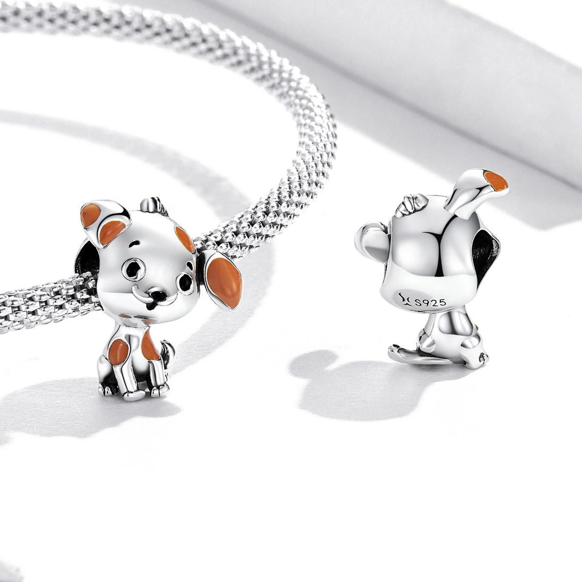 Pandora Style Schattige Puppy Bedel - SCC2159