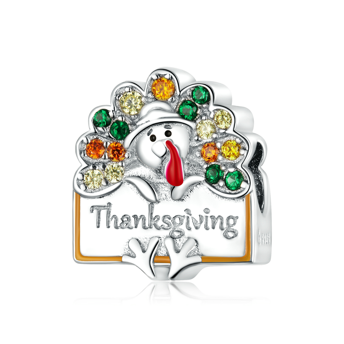 Pandora Style Thanksgiving Turkije Bedel - BSC339