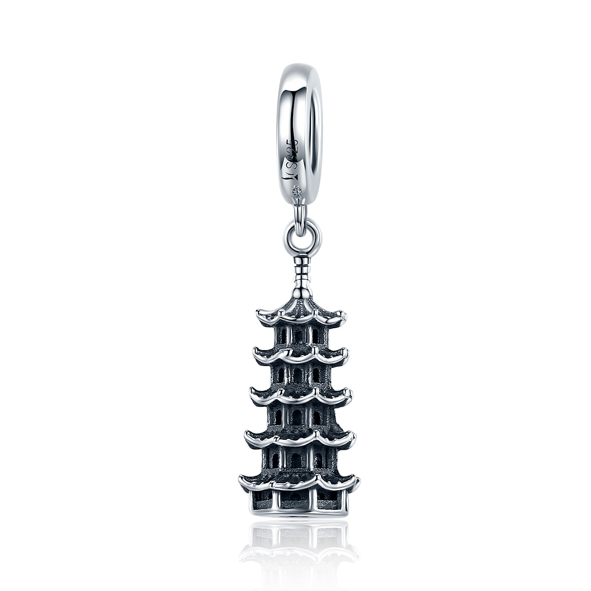 Pandora Style Chinese Toren Hangende Bedel - SCC1544