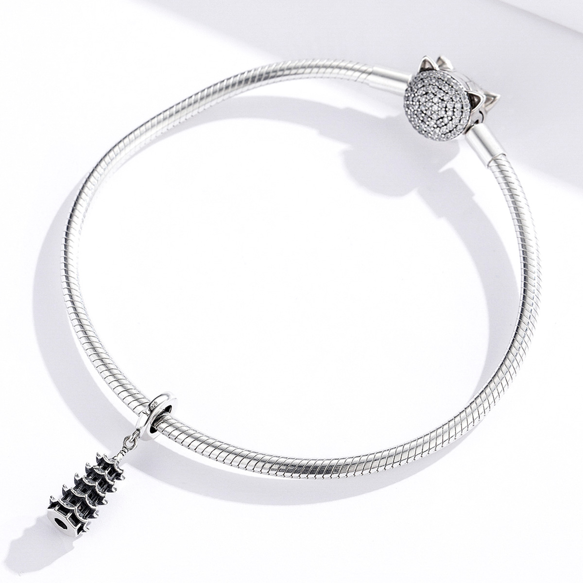 Pandora Style Chinese Toren Hangende Bedel - SCC1544