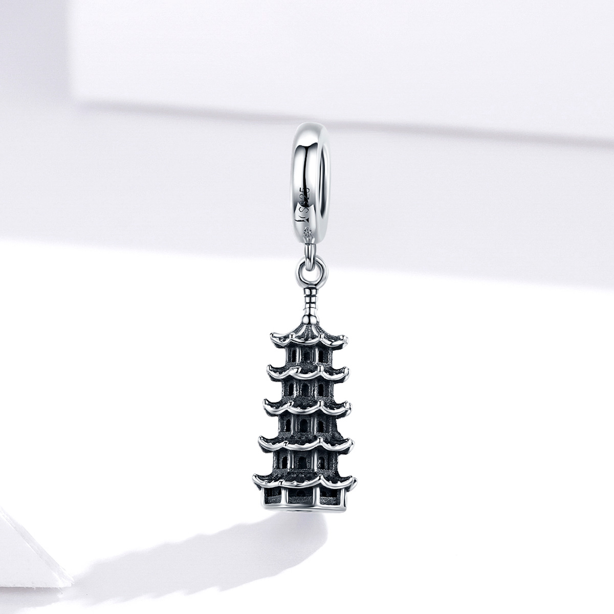 Pandora Style Chinese Toren Hangende Bedel - SCC1544