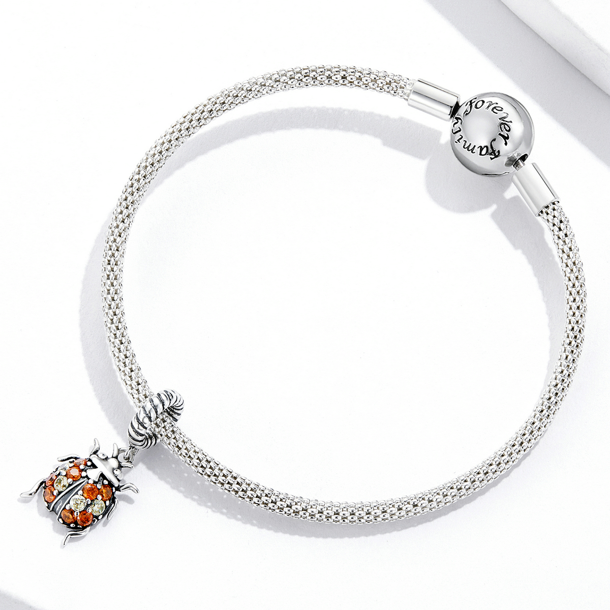 Pandora Style Delicaat lieveheersbeestje Hangende Bedel - SCC2179