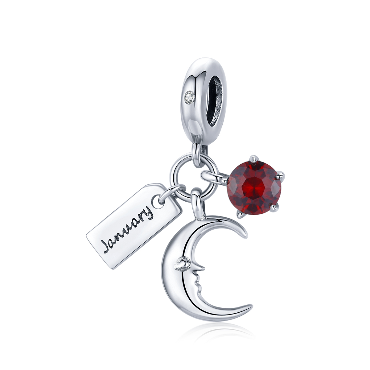 Pandora Style Januari Birthstone Hangende Bedel - SCC1719