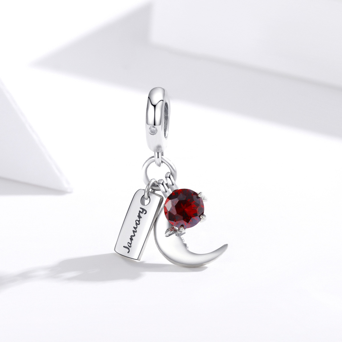 Pandora Style Januari Birthstone Hangende Bedel - SCC1719