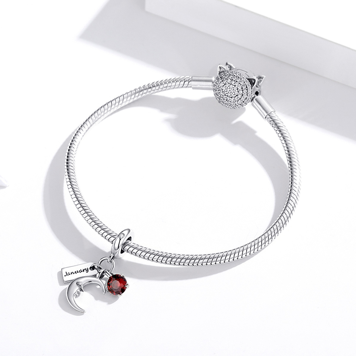 Pandora Style Januari Birthstone Hangende Bedel - SCC1719