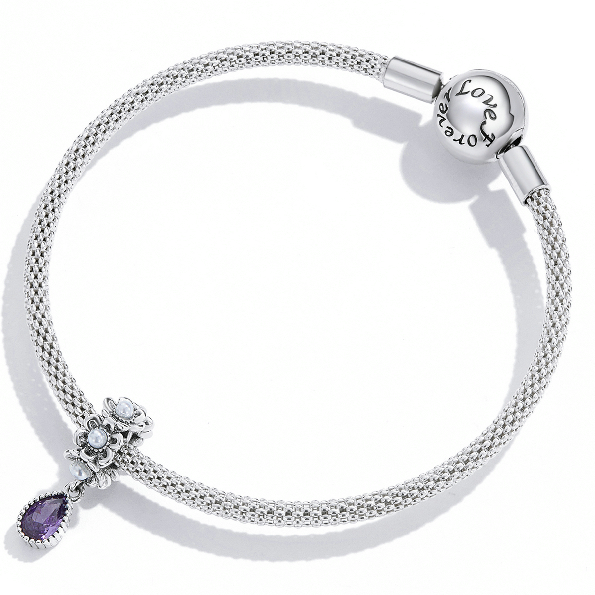 Pandora Style Klassieke waterdruppel Hangende Bedel - SCC2180