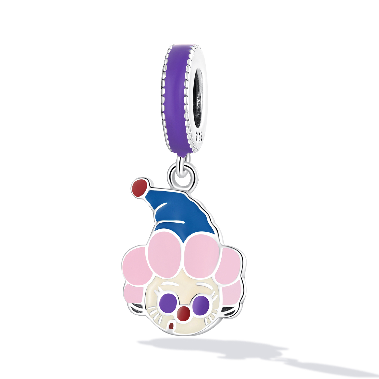 Pandora Style Leuke Clown Hangende Bedel - SCC2236