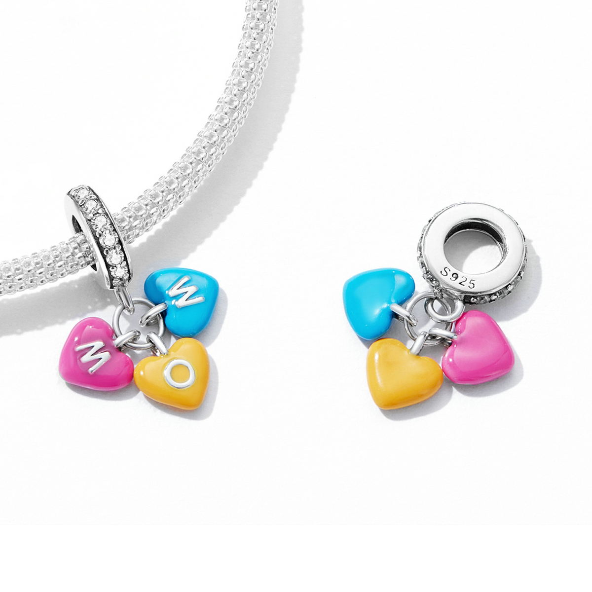 Pandora Style Liefde Skittles Hangende Bedel - SCC2200