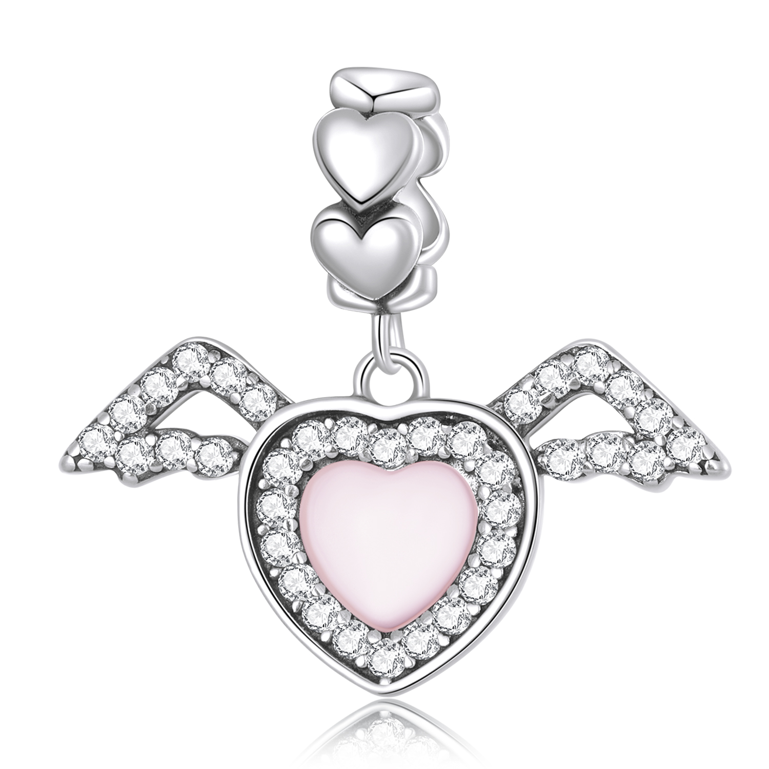 Pandora Style Liefde Vleugels Hangende Bedel - SCC2229