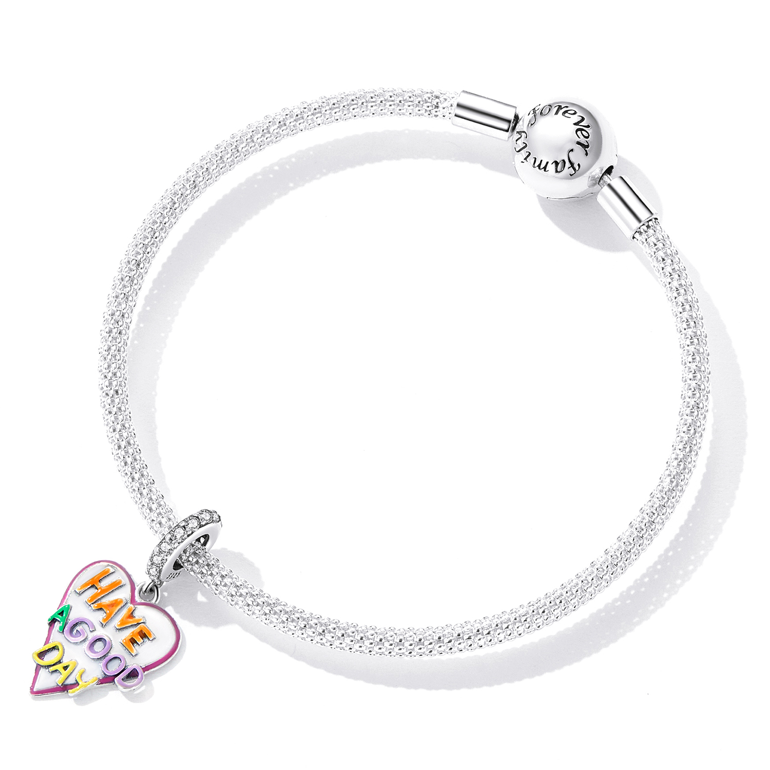 Pandora Style Liefdesbrieven Hangende Bedel - SCC2234