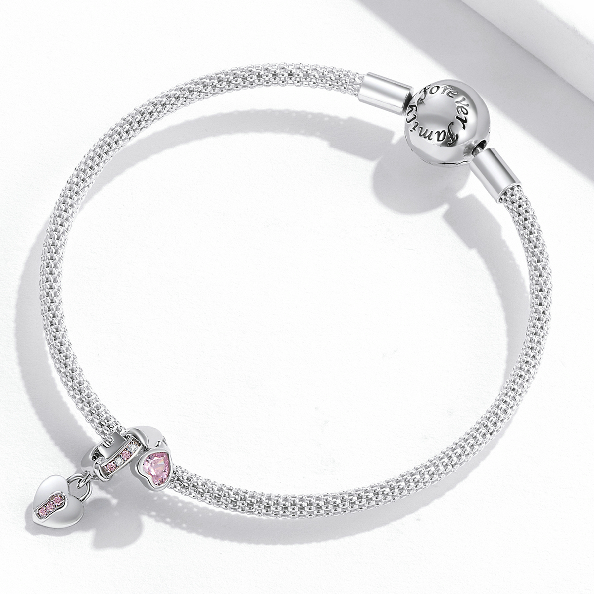 Pandora Style Liefdesslot Hangende Bedel - SCC2124