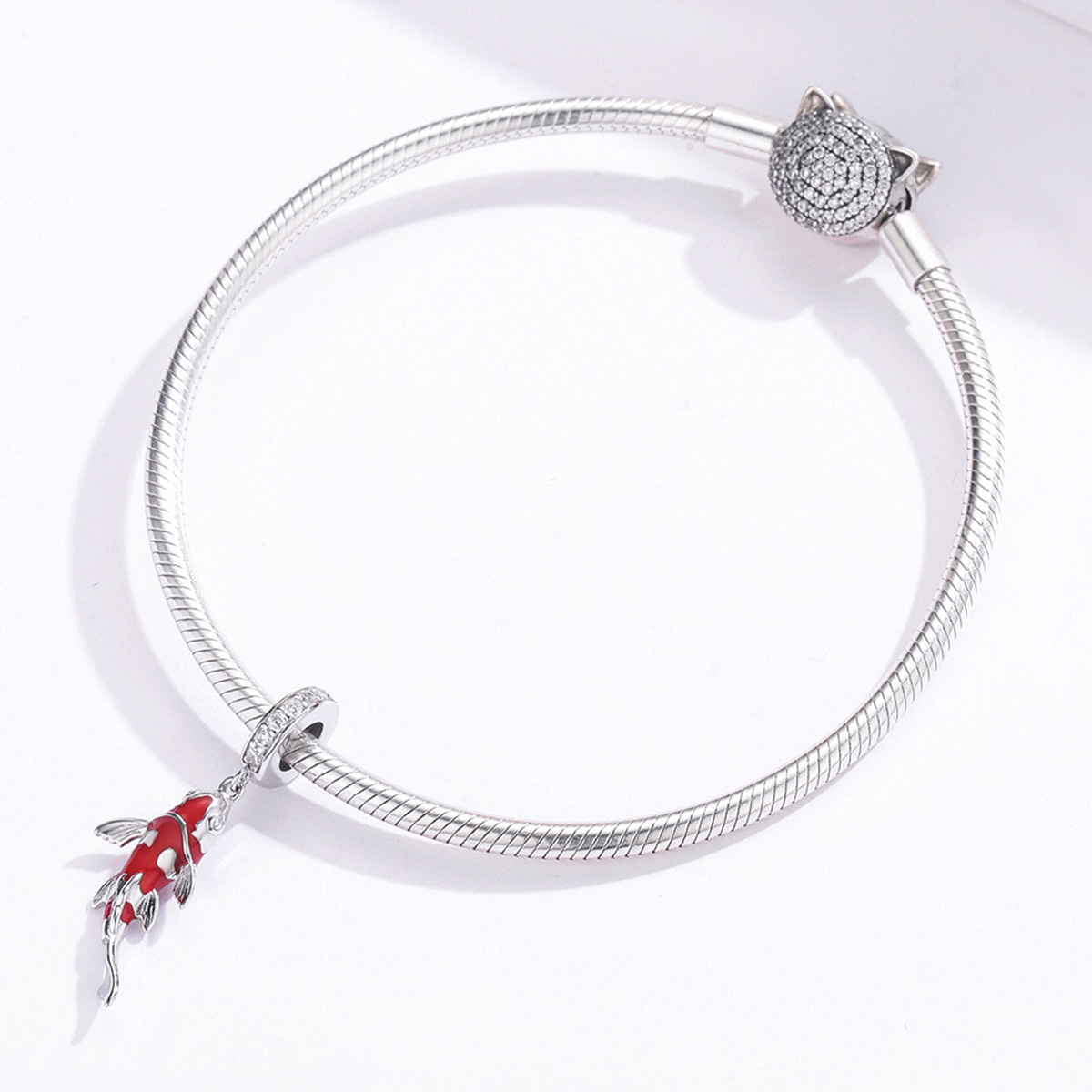 Pandora Style Lucky Koi Hangende Bedel - BSC085