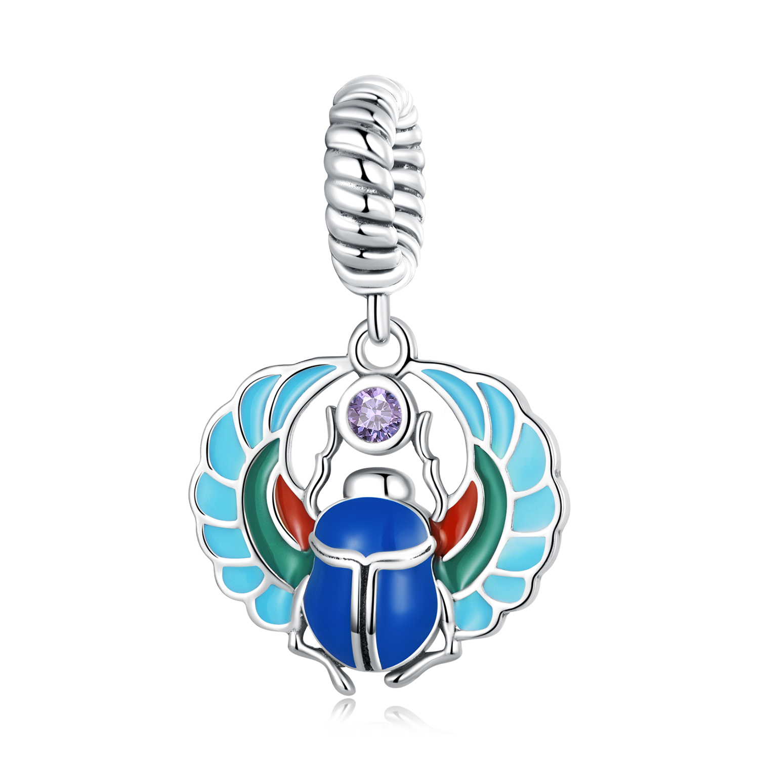 Pandora Style Scarab Hangende Bedel - SCC2255